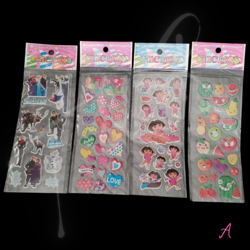 Random Puffy 3D Sticker Sheets - Picture 6 of 8